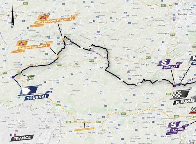 Tour de Wallonie 2024. Etape 1 : Parcours, profil et favoris