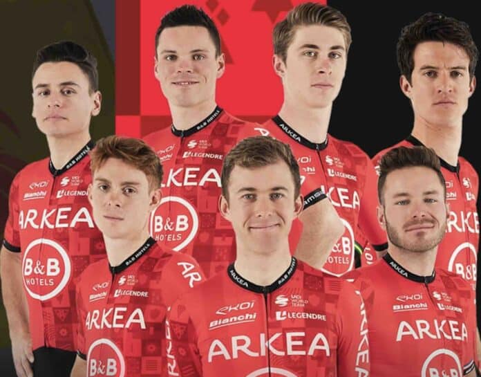 Tour de Wallonie 2024 les 7 coureurs Arkéa BB Hotels