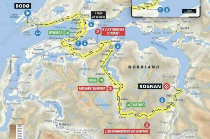 Arctic Race of Norway 2024 Etappe 1 Ruteprofil og favoritter