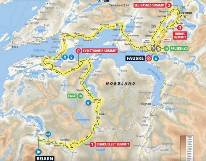 arctic race of norway 2024 etape 2 parcours profil et favoris