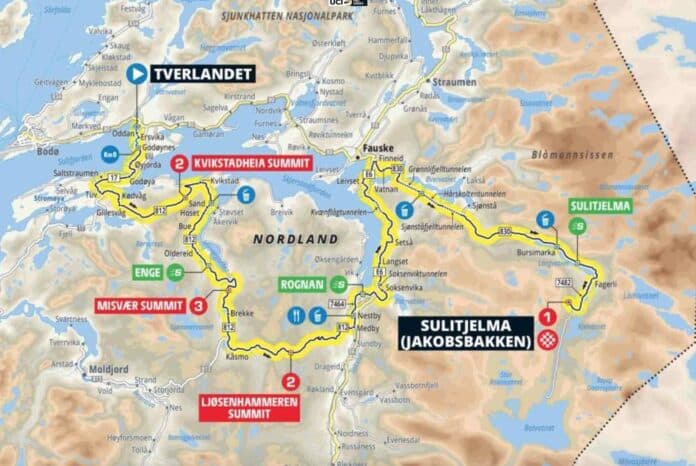 arctic race of norway 2024 etape 3 parcours profil et favoris