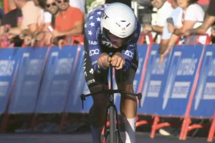 Brandon McNulty remporte le chrono de la Vuelta et endosse le premier maillot de leader