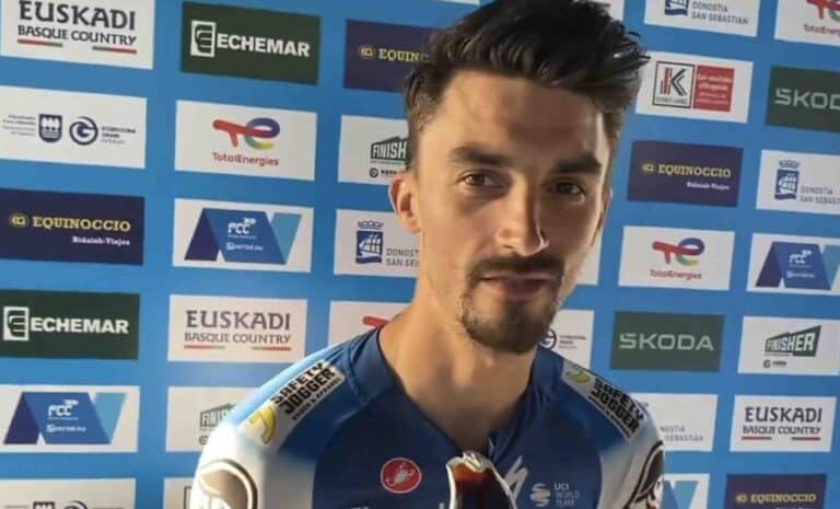 Clasica San Sebastian 2024. Julian Alaphilippe : « Hirschi était vraiment fort »