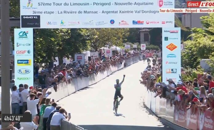 jefferson cepeda remporte l'étape reine du tour du limousin 2024