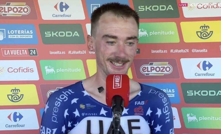 La Vuelta 2024. Brandon McNulty : « Je ne m’attendais pas forcément à gagner »