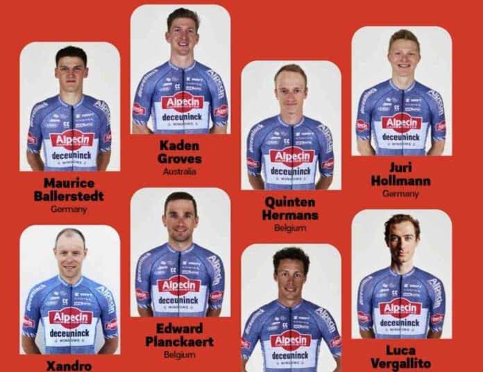 La Vuelta 2024 : Le sprinteur Kaden Groves pour emmener la formation Alpecin - Deceunink