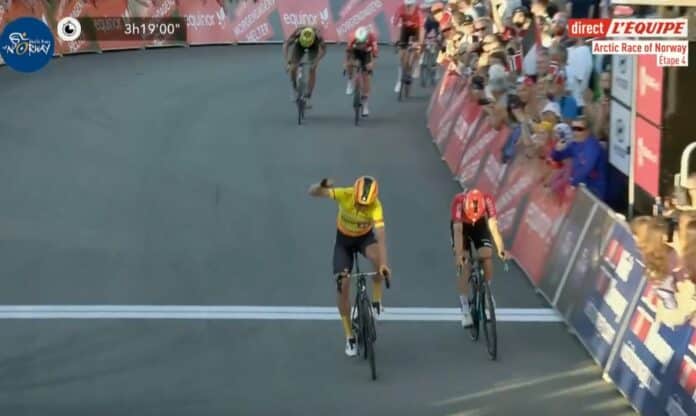 magnus cort remporte la derniere etape et le general de l'arctic race of norway 2024