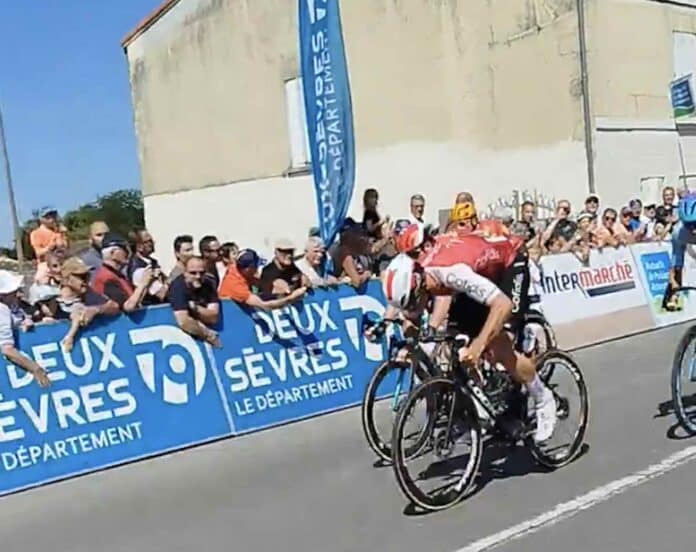 Milan Fretin remporte au sprint la 2e étape du Tour Poitou Charentes