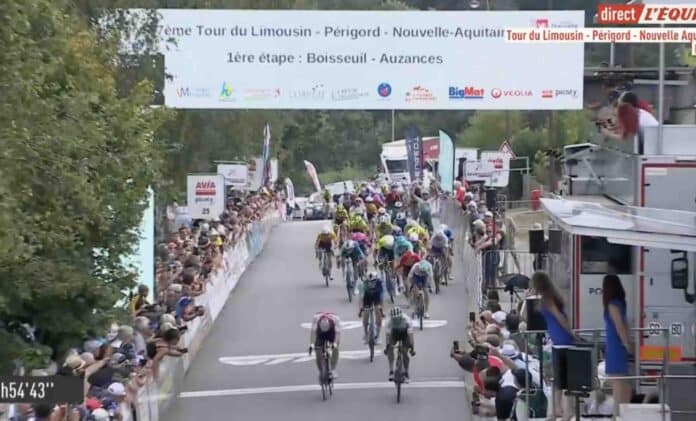 Orluis Aular remporte la 1ère étape du Tour du Limousin devant Axel Zingle