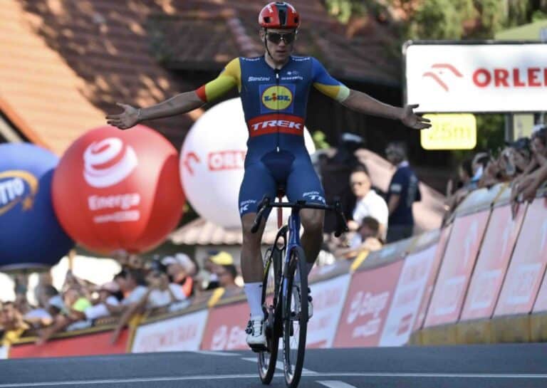 Thibau Nys remporte la première étape du Tour de Pologne 2024