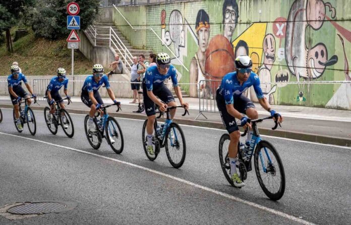 tour d'espagne 2024 la movistar autour de quintana mas et rubio