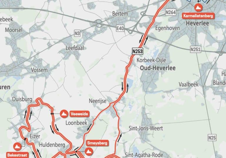 Tour of Leuven – GP Jef Scherens 2024 : Parcours détaillé