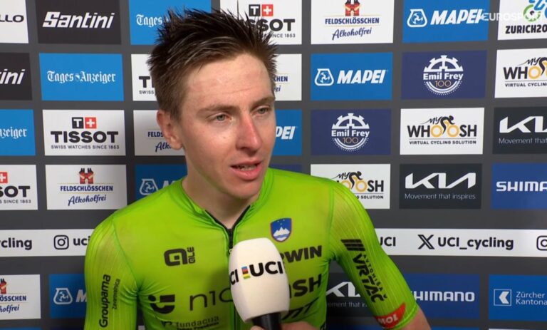 Championnats du Monde de Cyclisme 2024 : Tadej Pogacar : « C’est un jour incroyable »