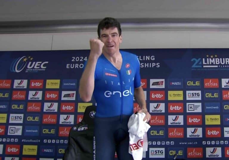 Edoardo Affini remporte le contre-la-montre des championnats d’Europe 2024