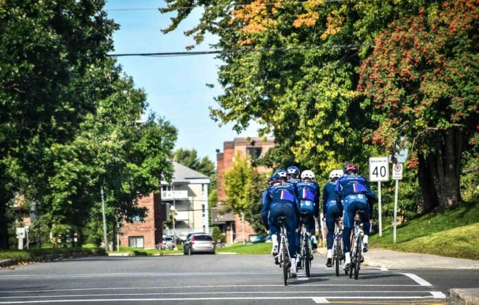 grand prix de quebec et de montreal 2024 la groupama fdj autour de valentin madouas