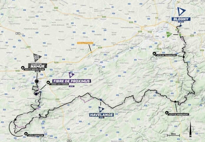 grand prix de wallonie 2024 parcours detaillé