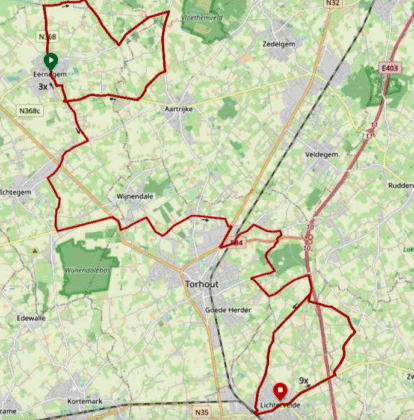 Omloop van het Houtland 2024 Parcours détaillé
