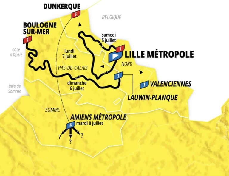 Le Tour de France 2025 : Un Grand Départ historique dans les Hauts-de-France