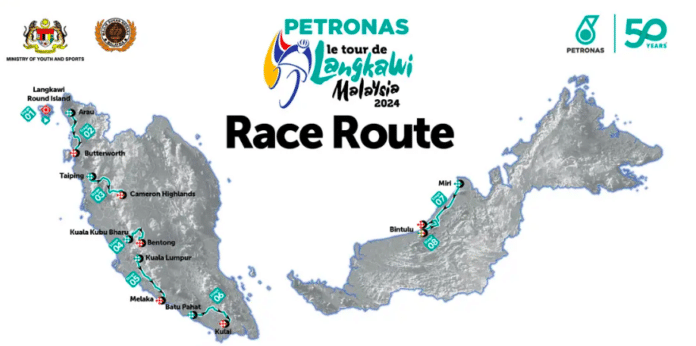 Tour de Langkawi 2024 : Parcours détaillé