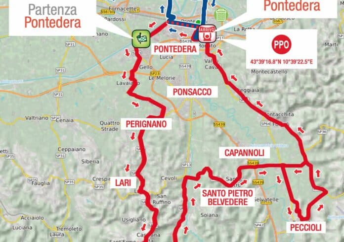 tour de toscane 2024 parcours detaillé