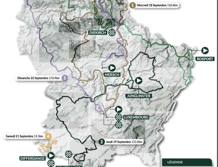 tour du luxembourg 2024 parcours détaillé