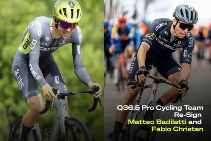 Transferts deux coureurs prolongent chez Q36.5 Pro Cycling Team