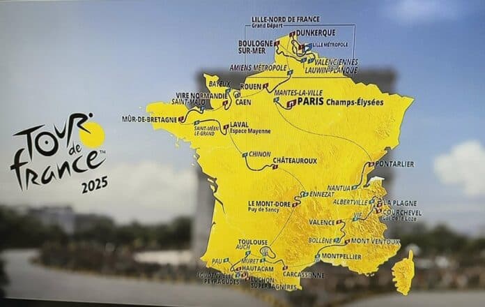 tour de france 2025 le parcours enfin devoilé