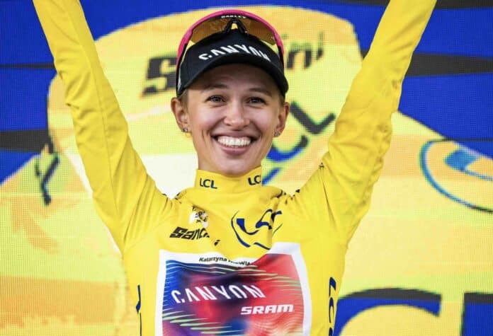 tour de france femmes 2025 kasia niewiadoma mon objectif est de remporter le tour deux fois de suite