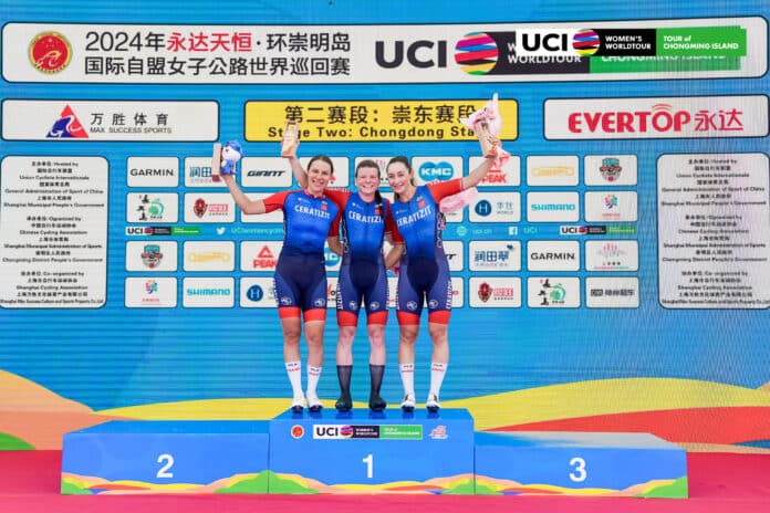 Tour de l'Île de Changming 2024 : Victoire de Lach, triplé CERATIZIT-WNT sur la 2e étape