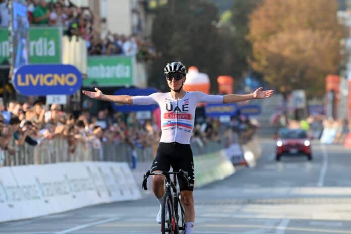 Tour de Lombardie 2024 : UAE Team Emirates avec Pogacar mais sans Ayuso