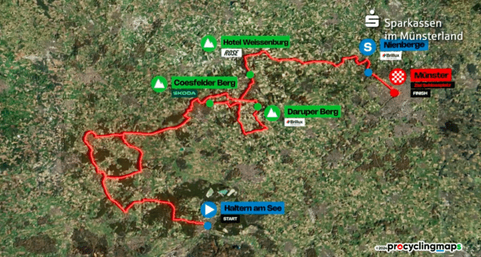 Tour de Münster 2024 : Parcours détaillé