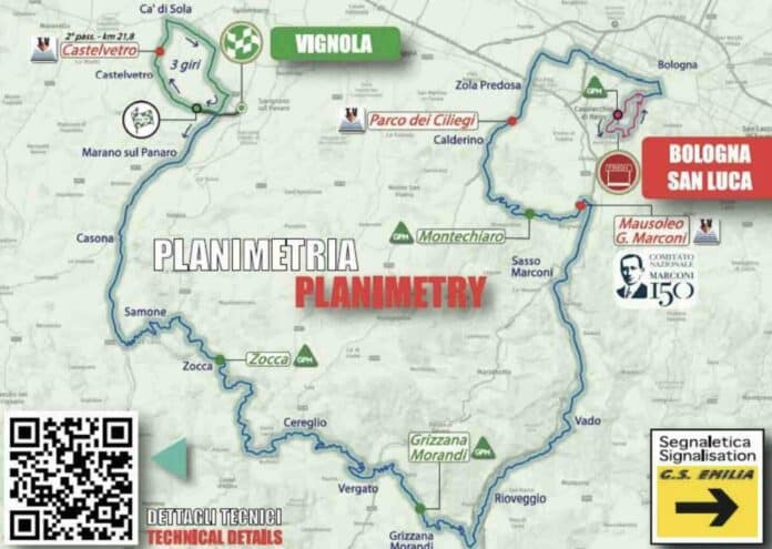 Tour d'Emilie 2024 parcours détaillé