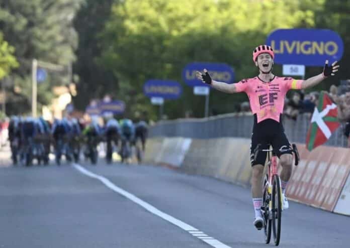 Tour du Piémont 2024 Neilson Powless se fait une Tadej Pogacar