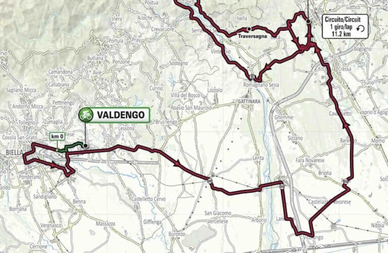Tour du Piémont 2024 : Parcours détaillé