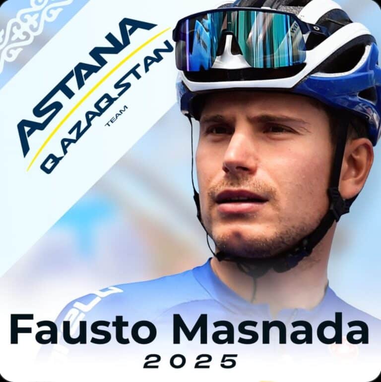 Transfert. Fausto Masnada débarque chez Astana Qazaqstan Team.