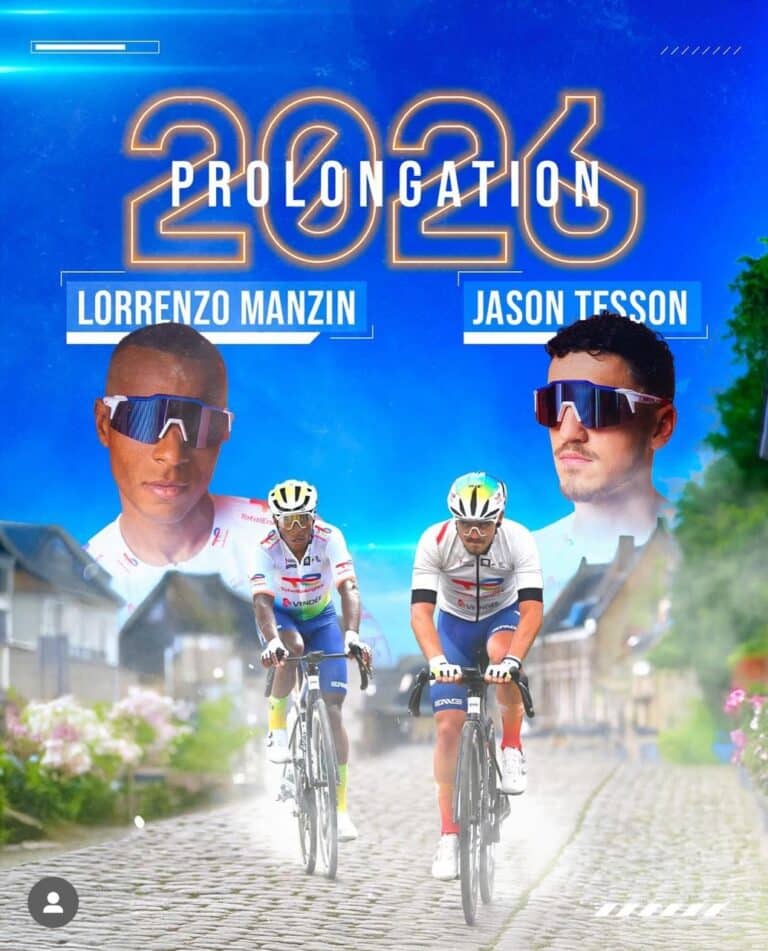 Transfert. Lorrenzo Manzin et Jason Tesson prolongent pour 2 saisons au sein du Team TotalEnergies.
