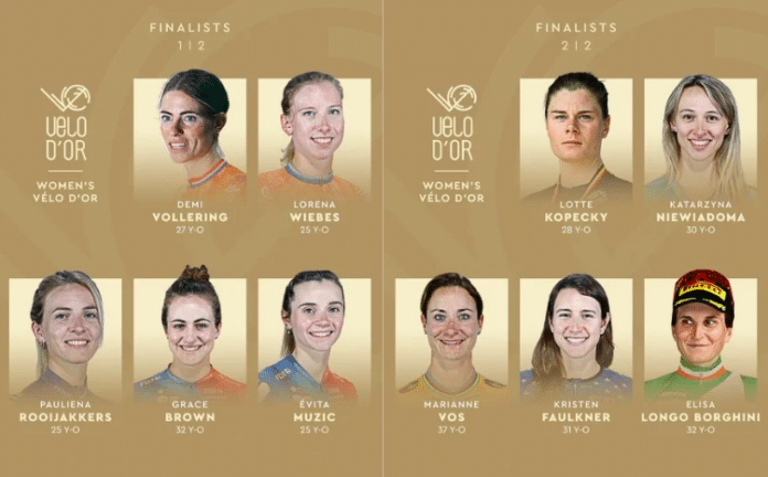 Vélo d'Or 2024 : Les nominées chez les femmes