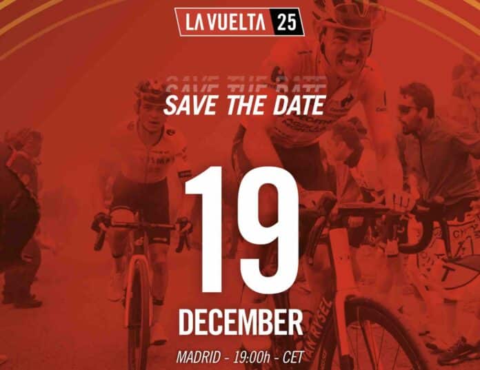 La présentation du parcours de la Vuelta 2025 aura lieu le 19 décembre