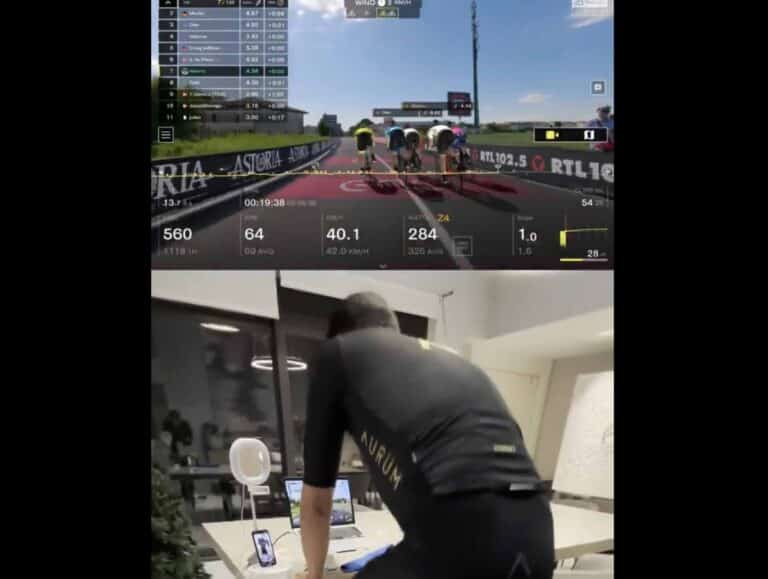 Retour gagnant pour Alberto Contador : Il domine Chris Froome sur BKOOL
