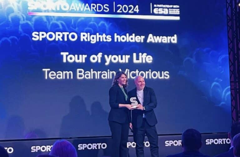 Team Bahrain Victorious récompensée pour sa campagne « Tour of Your Life »