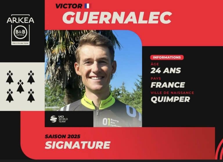 Victor Guernalec intègre l’équipe Arkéa – B&B Hotels : un rêve breton devenu réalité