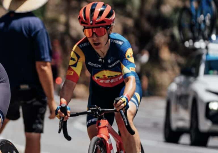 Amanda Spratt au départ des championnats d’Australie 2025