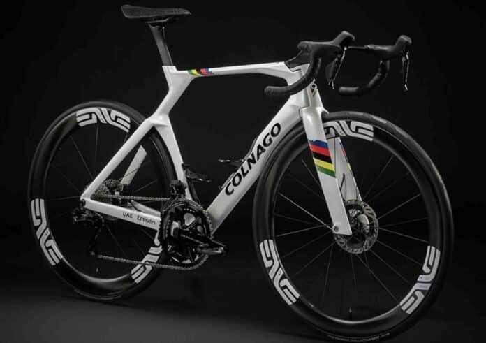 Colnago Y1RS le vélo aérodynamique de Tadej Pogacar champion du monde