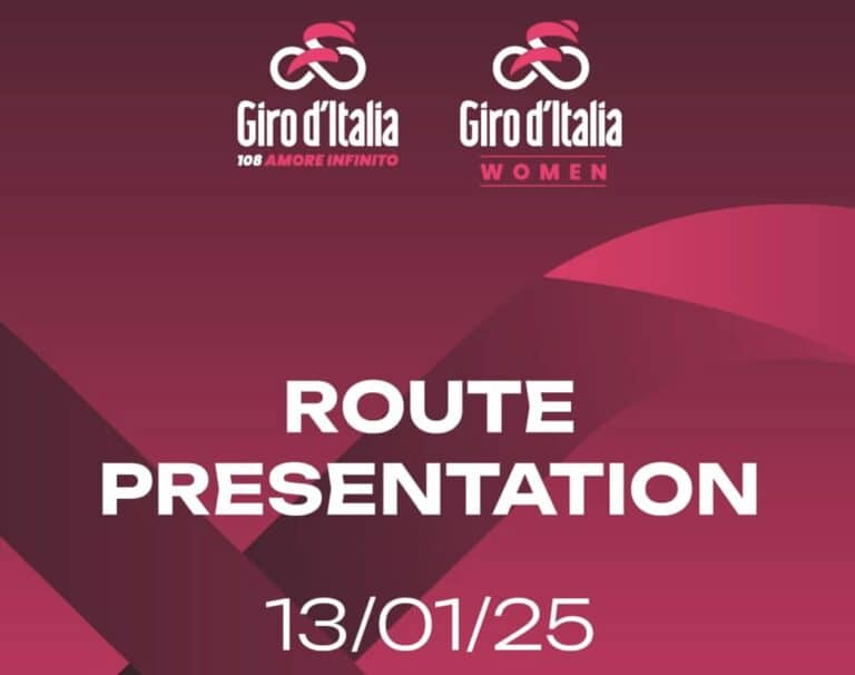 Giro 2025 : Rendez-vous le 13 janvier à Rome pour découvrir le parcours !