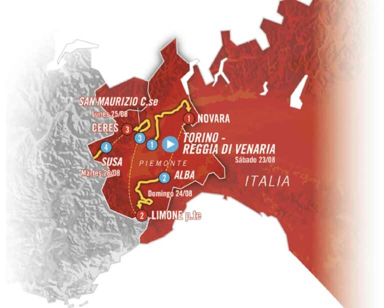 La Vuelta 2025 : un départ inédit depuis le Piémont, au cœur des Alpes