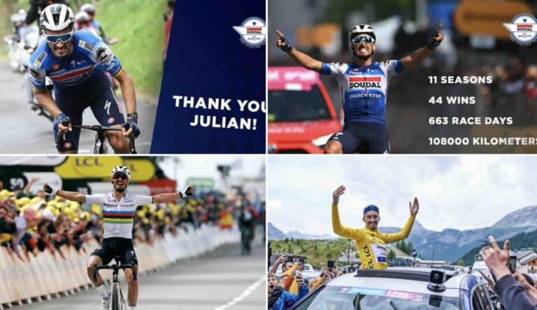 Soudal Quick-Step rend hommage à Julian Alaphilippe avant son départ pour Tudor