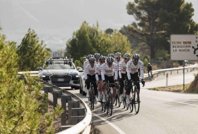 UAE Team Emirates en stage en Espagne du 9 au 20 décembre