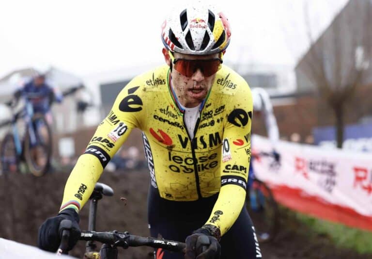 Wout van Aert apprécie son retour au cyclocross à Loenhout
