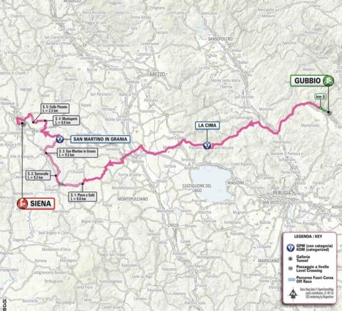 Giro 2025 Tour d'Italie parcours étapes profils Giro 2025 Parcours Stages Power