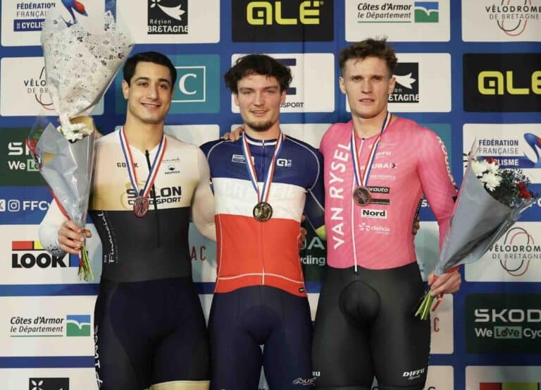 Cyclisme sur piste : Étienne Oliviero frappe fort aux Championnats de France